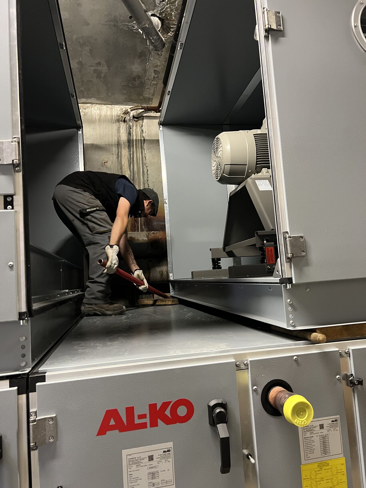 CTA en local technique