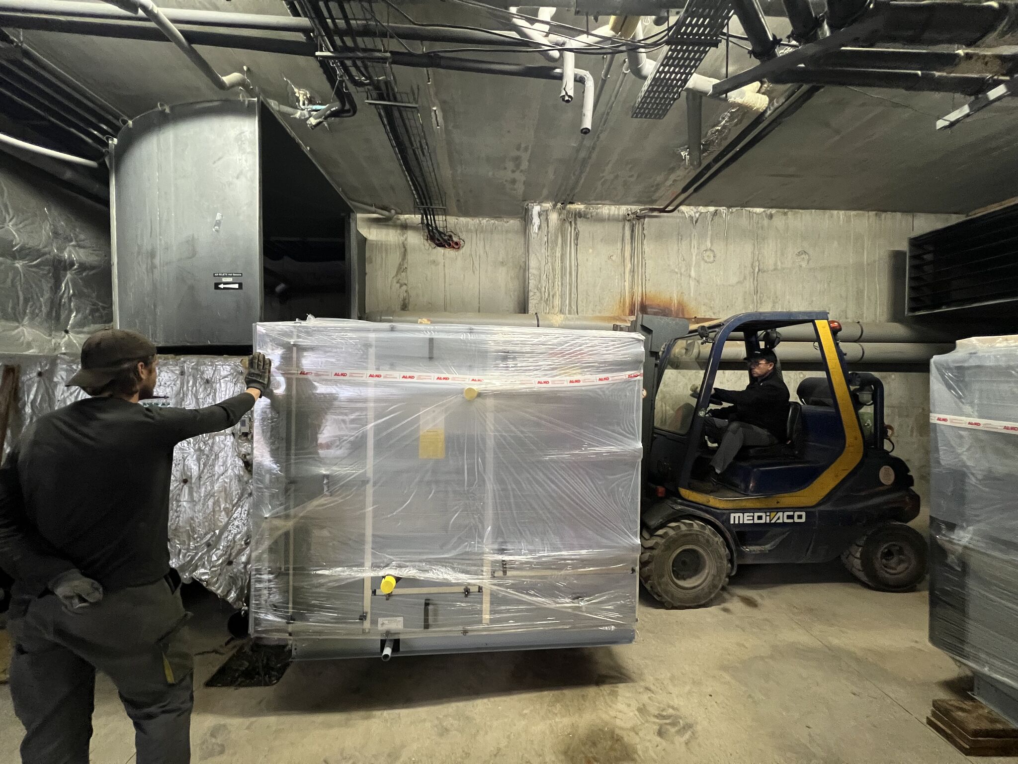 Nouvelle CTA installée, vues générales