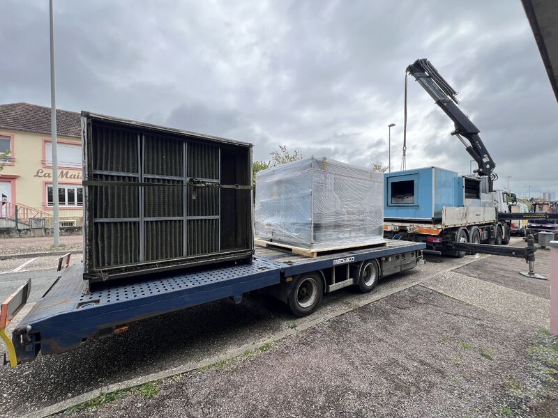 Ancienne CTA déposée / évacuation