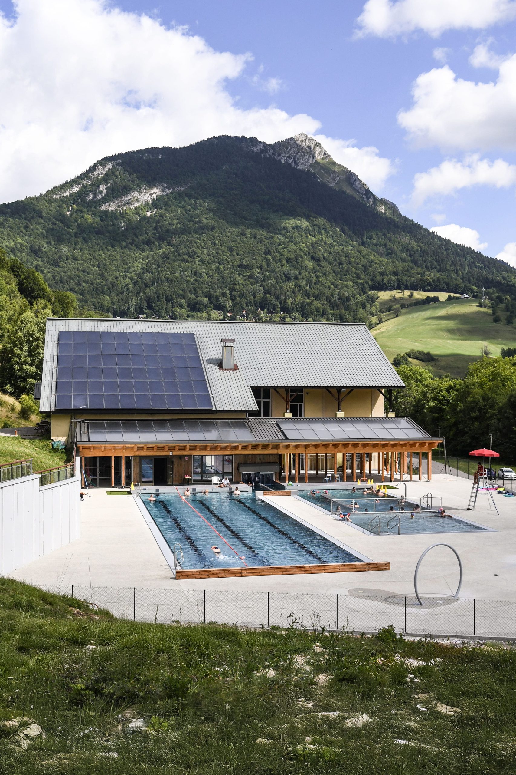 Vue générale bassins Aillon-le-Jeune
