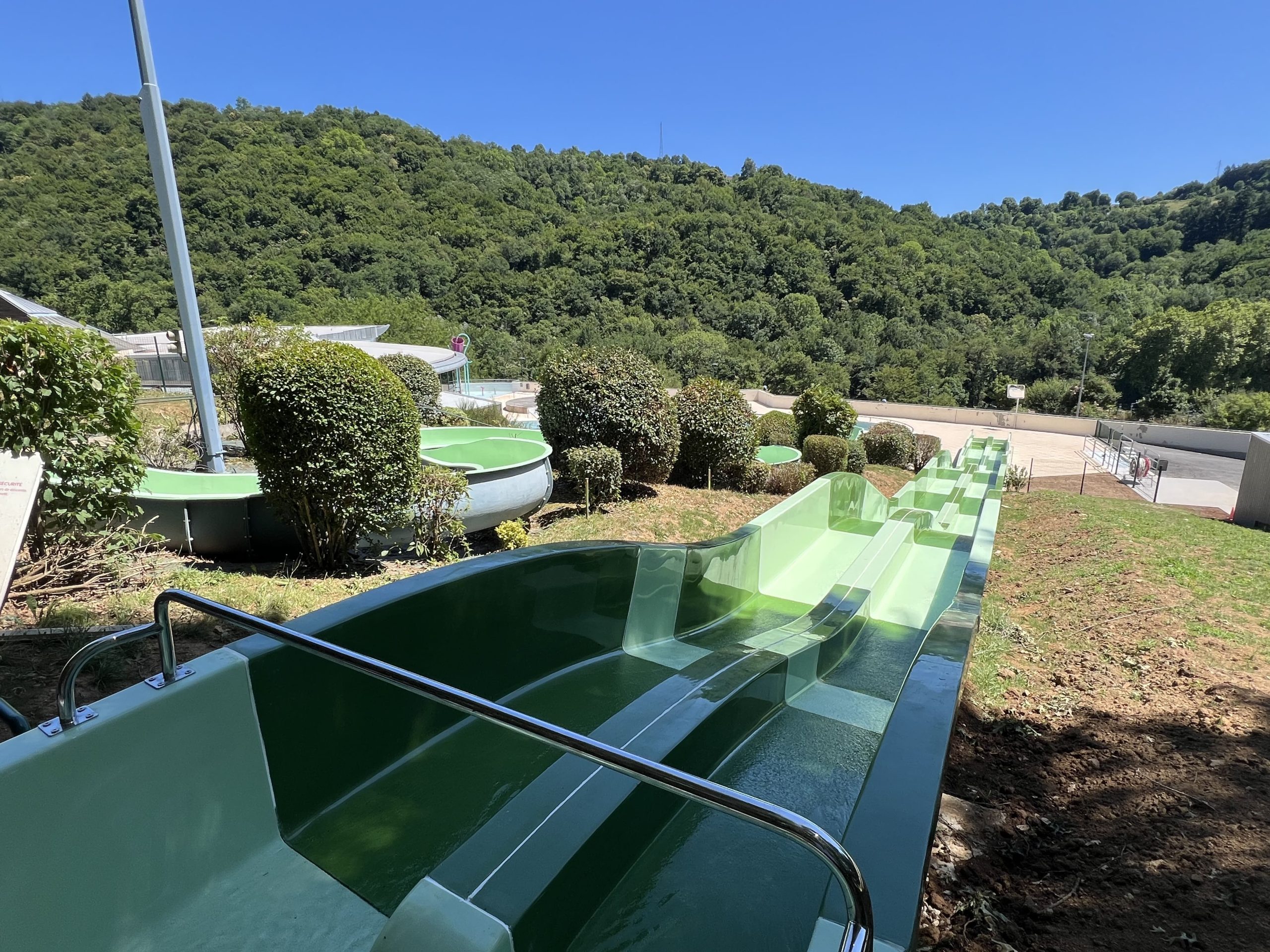 Bassin nage - gros plan