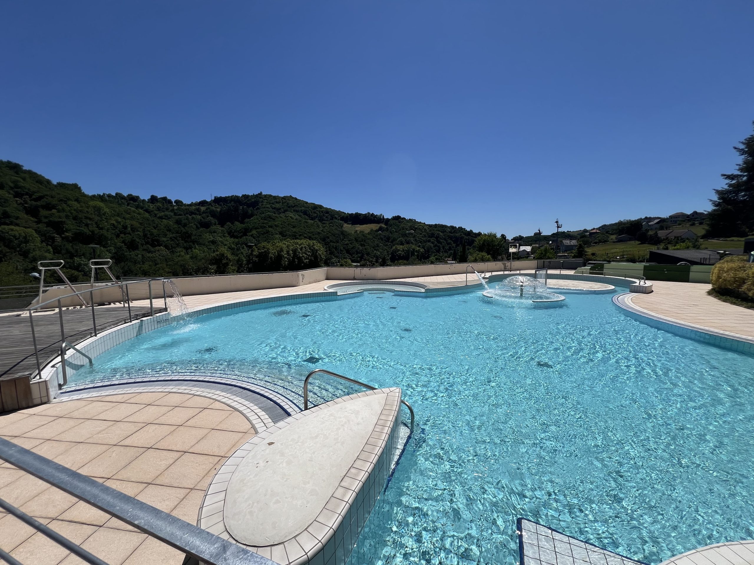 Vue générale des bassins