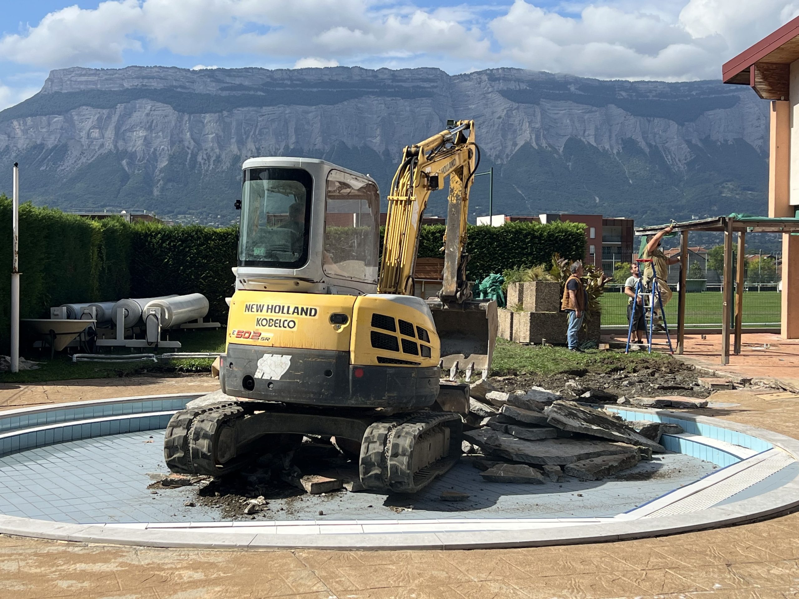 Bassins extérieurs - vue 1