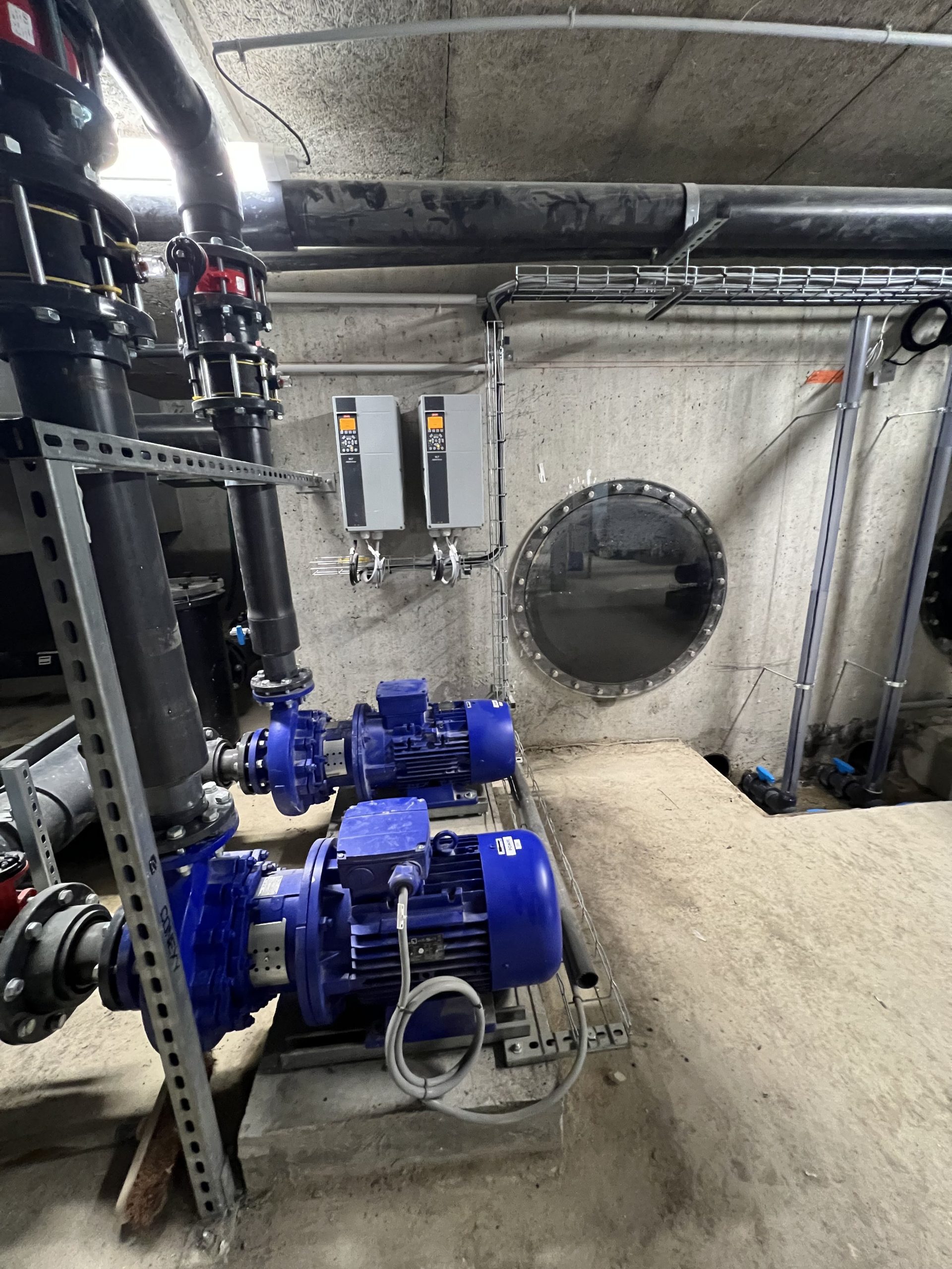 Local technique – réseaux de filtration