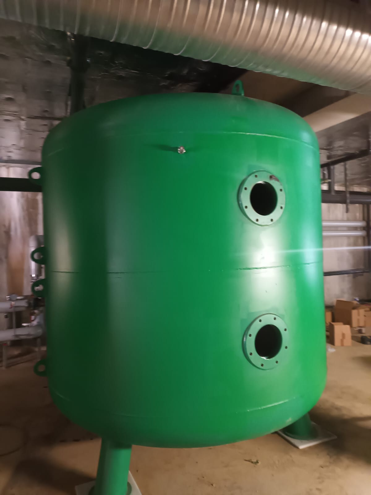 Vue complémentaire du réseau de filtration à Coulommiers