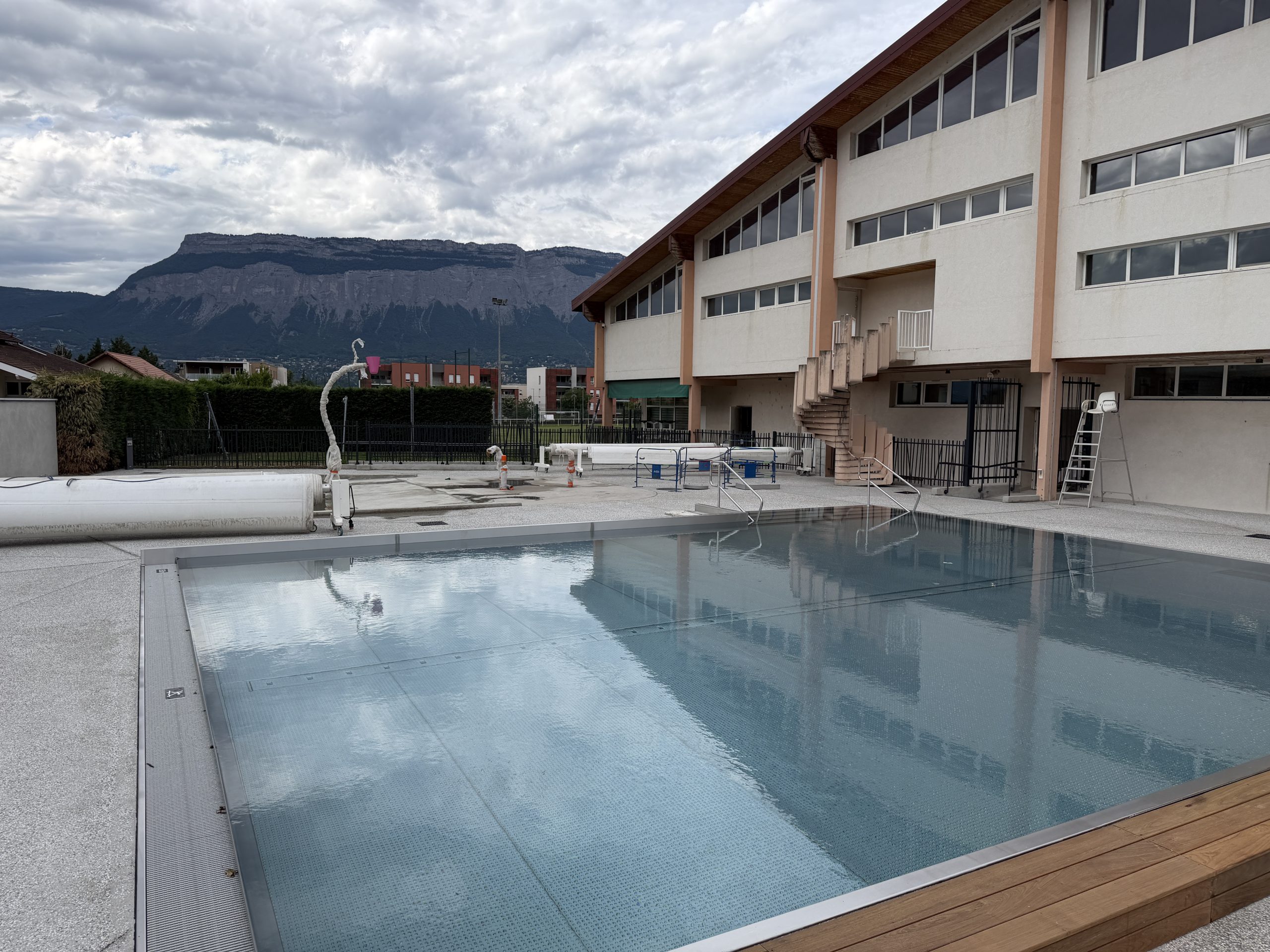 Bassins extérieurs de Domène après achèvement des travaux